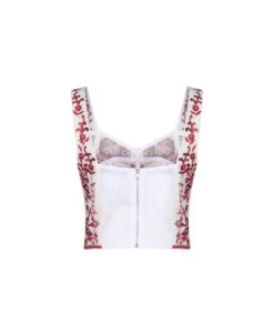 Dolce & Gabbana Marquisette Bustier Top With Majolica Print 7 Dolce & Gabbana Marquisette Bustier Top With Majolica Print -Italist Store bbc88343fa607abf0e36b02032fe1fd4