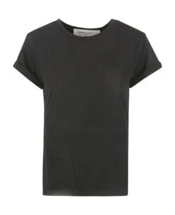 Golden Goose Golden W's Slim T-shirt Distressed Cotton Jersey