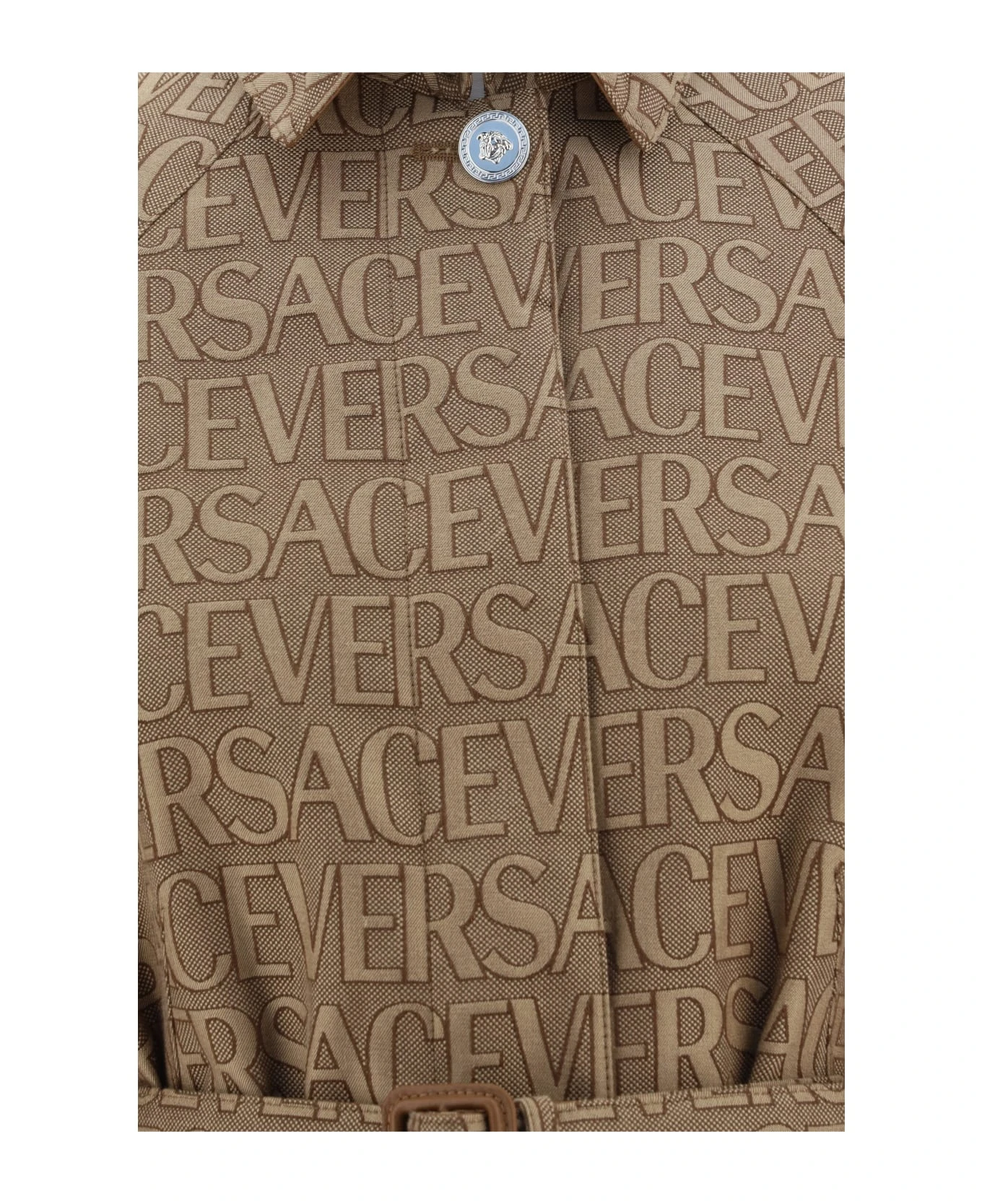 Versace Trench Parka Coat 4 Versace Trench Parka Coat - Image 4