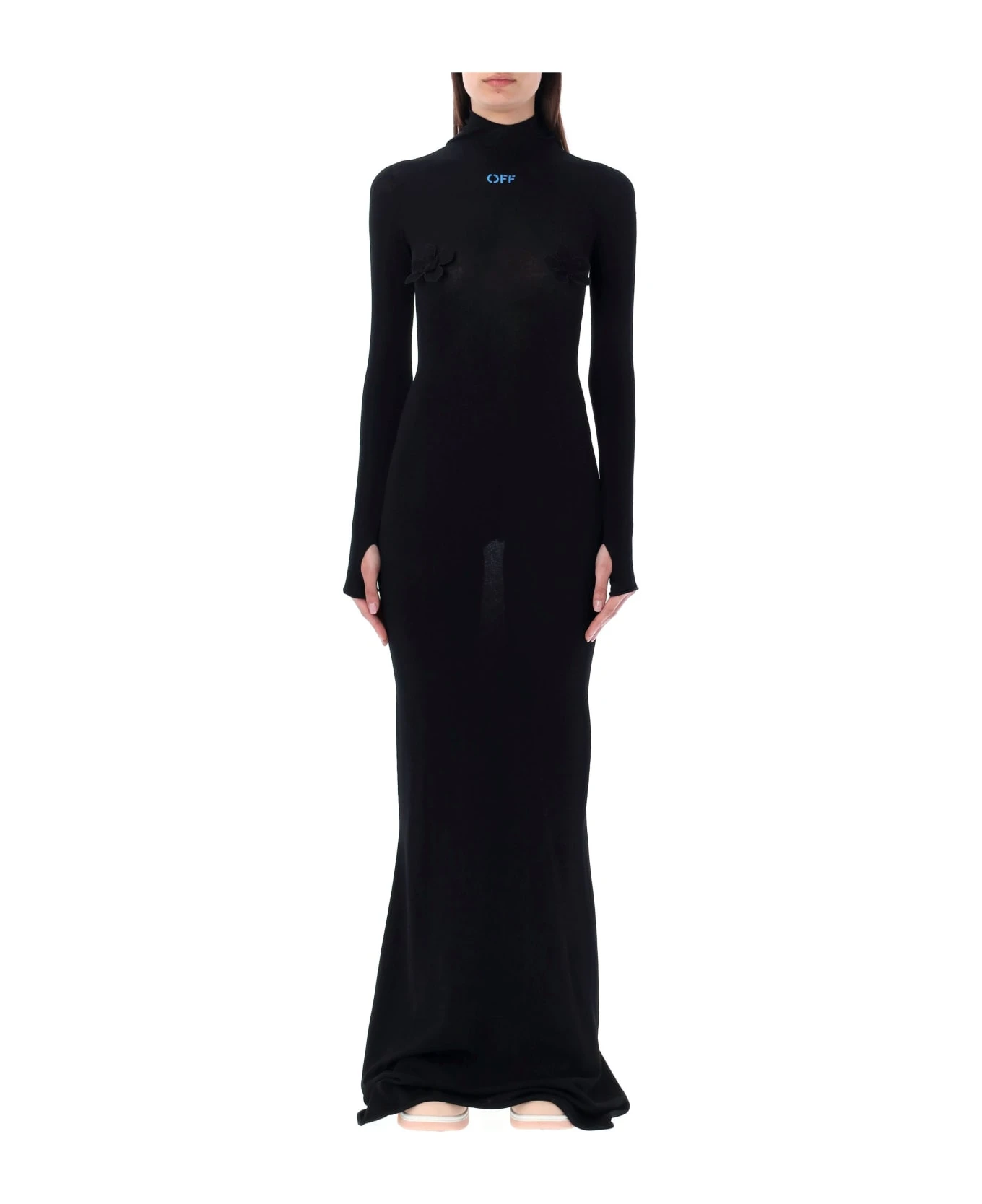 Off-White Flower Long Dress 1 Off-White Flower Long Dress