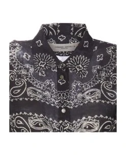 Golden Goose Logo Patch Paisley Print Long Dress 7 Golden Goose Logo Patch Paisley Print Long Dress -Italist Store c1a0a87780c8f4768c072015b2958fed