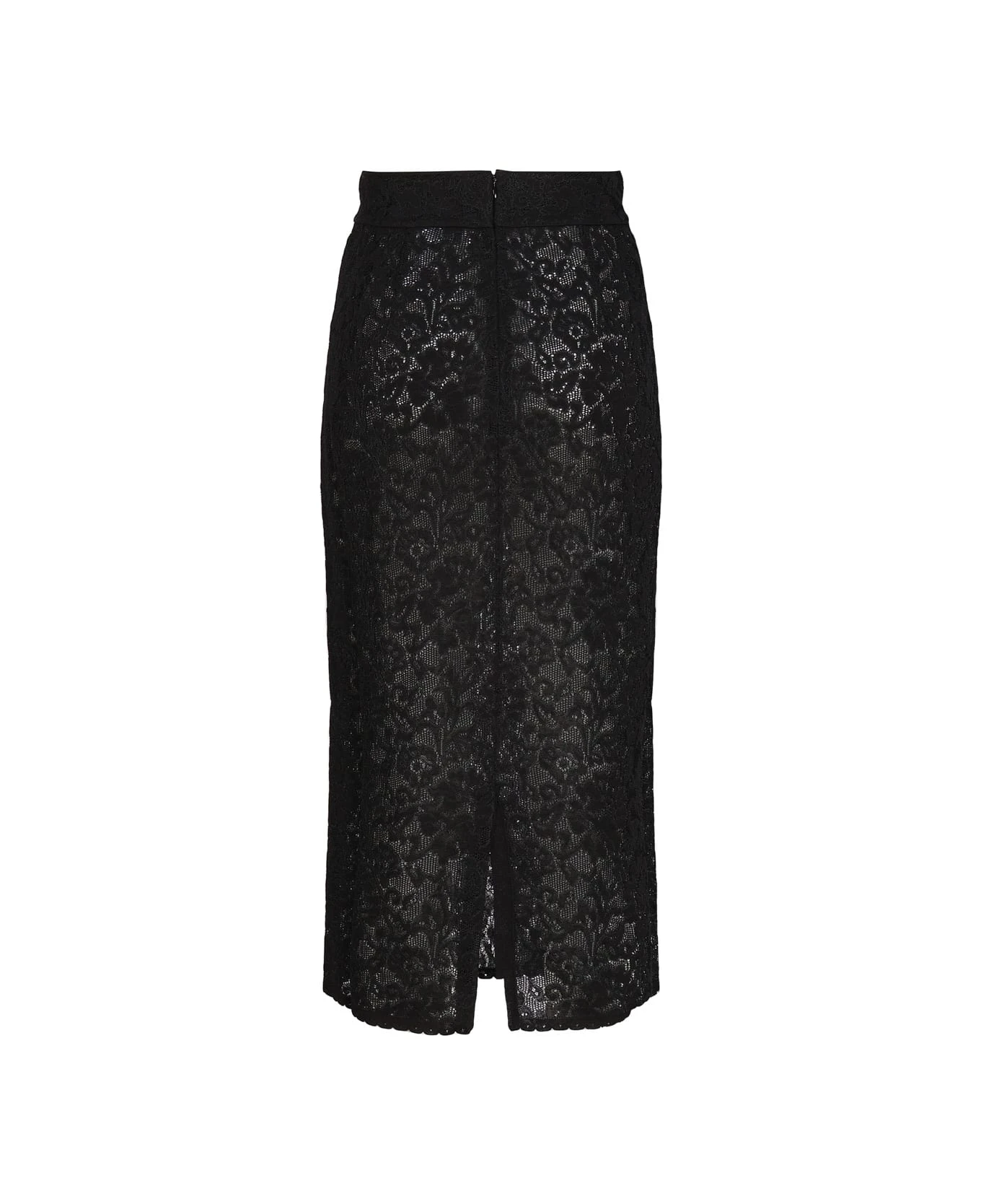Dolce & Gabbana Lace Midi Skirt 4 Dolce & Gabbana Lace Midi Skirt - Image 4