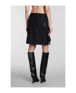 Off-White Skirt In Black Polyester -Italist Store c25823477cd7a2feb8f998177faadadb