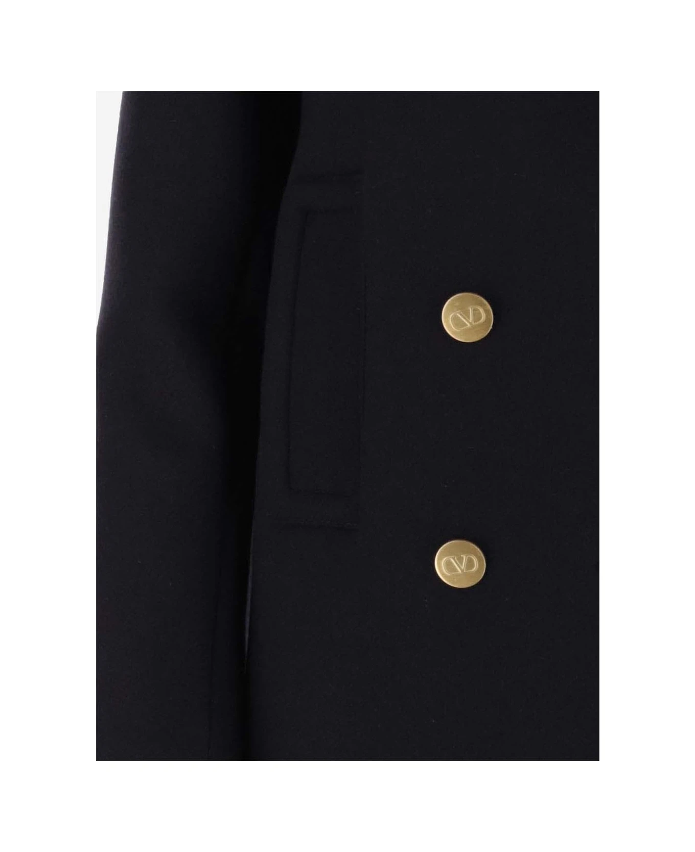 Valentino Wool Blend Double-breasted Coat 3 Valentino Wool Blend Double-breasted Coat - Image 3