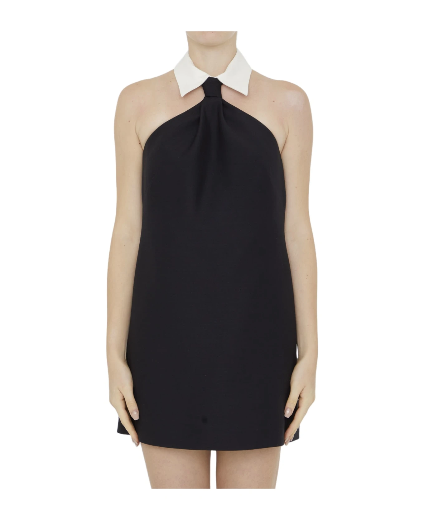 Valentino Garavani Short Dress In Crepe Couture 1 Valentino Garavani Short Dress In Crepe Couture