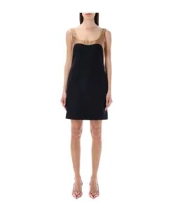 Valentino Garavani Two Tone Mini Dress