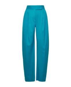 Gary Light Blue Wool Trousers