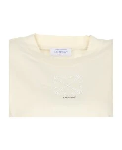 Off-White Small Arrow Pearls Cropped T-shirt -Italist Store c5732de43e3c93ac7d7ed5f6a2a55c2e