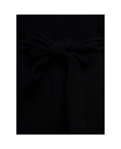 Black Jumpsuit With Classic Collar And Belt In Triacetate Blend Woman -Italist Store c57ae0a1a38b8a7149743e1629d94e6a