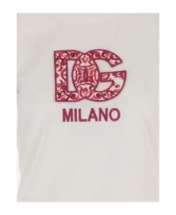 Dolce & Gabbana Cotton Jersey T-shirt With Dg Logo Patch -Italist Store c686ad331a43be64818a690e02b74cf9