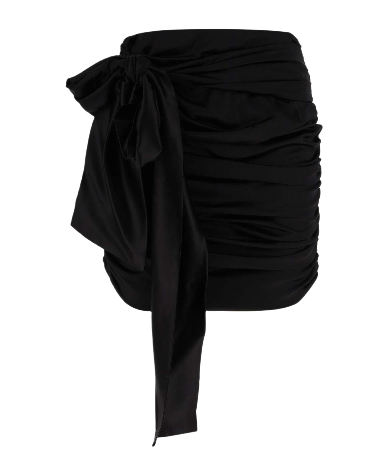 Dolce & Gabbana Stretch Silk Satin Short Skirt 1 Dolce & Gabbana Stretch Silk Satin Short Skirt