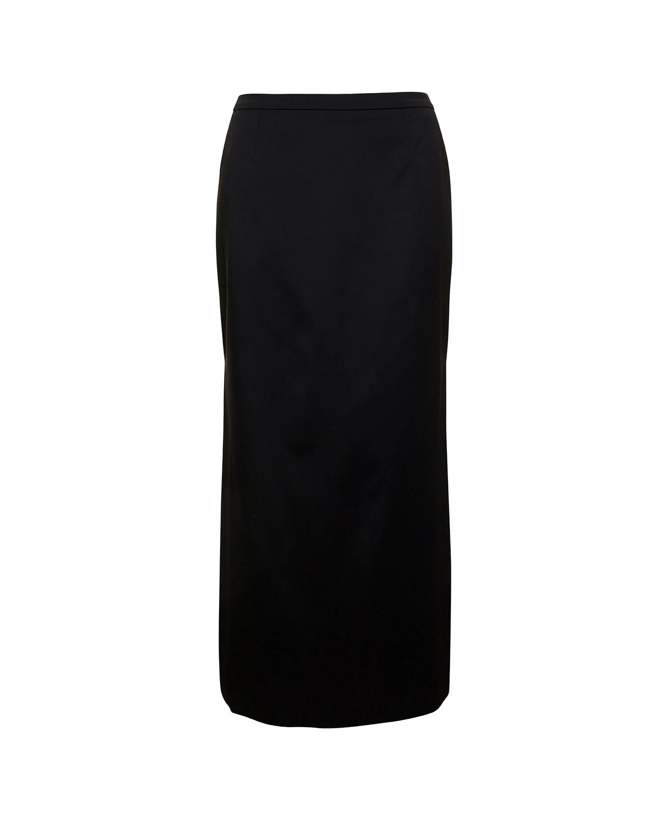 Dolce & Gabbana Black Longuette In Technical Fabric Woman 1 Dolce & Gabbana Black Longuette In Technical Fabric Woman