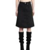 Fiali Skirt In Black Cotton