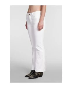 Chloé Pants In White Cotton -Italist Store c7c4de51ddc6fb21a72a85a992ee4d0e