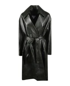 Bottega Veneta Belted Long Coat
