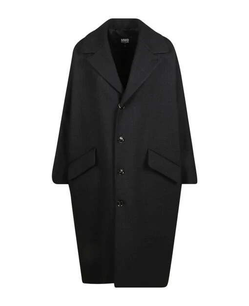 Maison Margiela Oversized Buttoned Coat -Italist Store c8cf5993dcb2dff5c09be759cc7a2c54