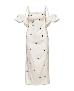 Jacquemus 'chouchou' Dress With Detachable Sleeves