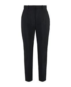 Alexander McQueen Wool Pants With Straight Legs