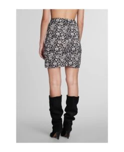 Angelica Skirt In Black Viscose -Italist Store cb8e1f23820669a9dcbdb33e11e91e8c