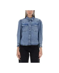 Buttoned Denim Shirt