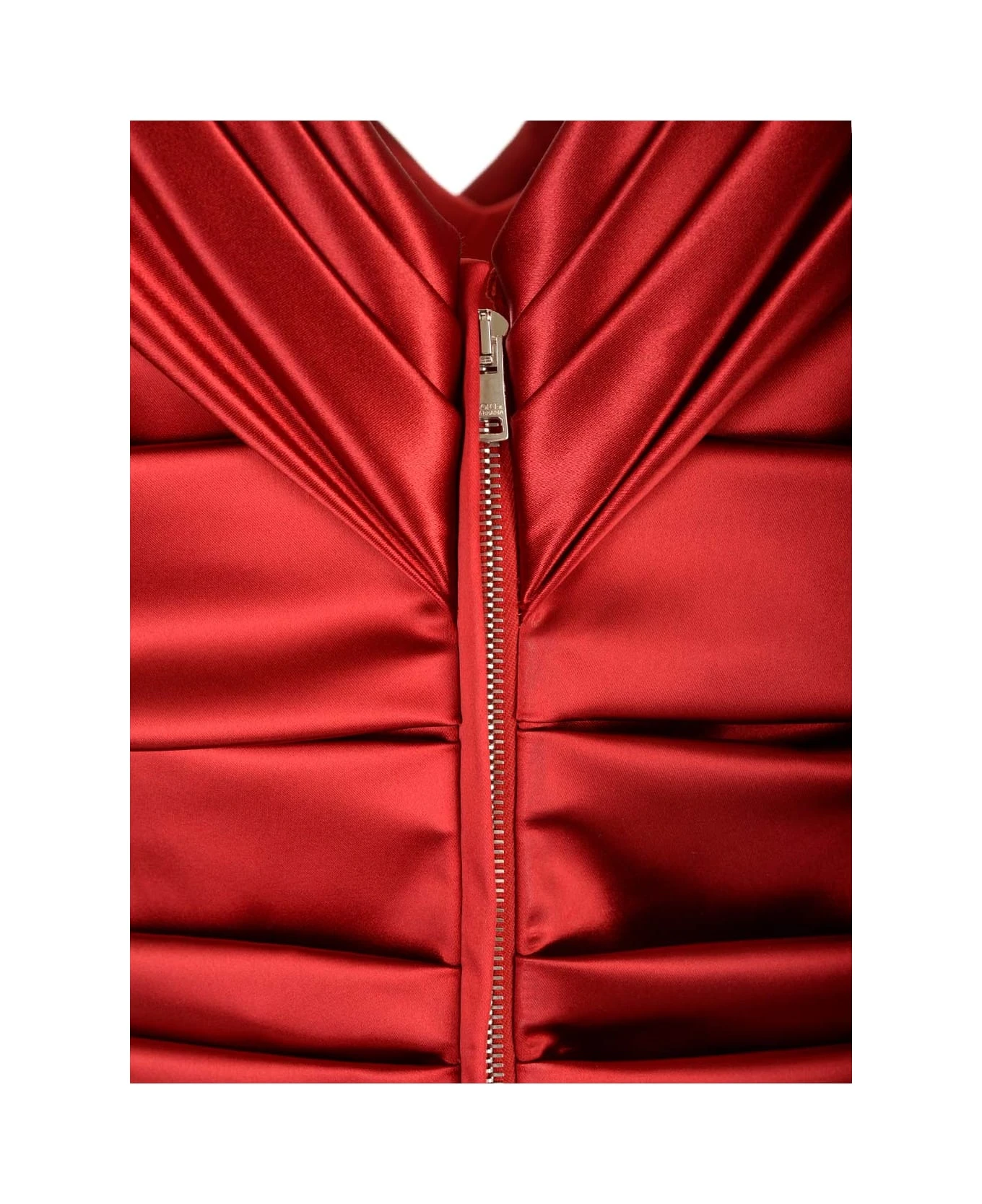 Dolce & Gabbana Satin Midi Dress 4 Dolce & Gabbana Satin Midi Dress - Image 4