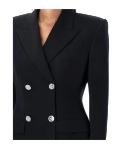 Versace Double Breast Jacket -Italist Store d09c9af734d55f9ba7a3e0c684121b11