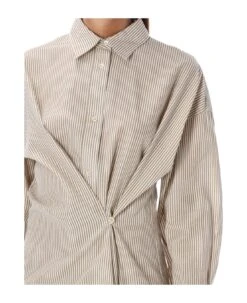 Seen Striped Dress -Italist Store d0fa494a06bd8718a2fec3e12b39bc01