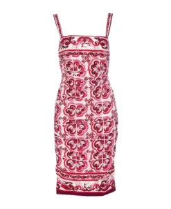 Dolce & Gabbana Maiolica Print Dress
