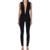 DSQUARED2 Plunge-neck Sleeveless Jumpsuit