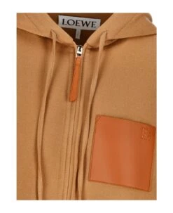 Loewe Logo Patch Zip-up Jacket -Italist Store d3c68e521660a22e2546dd9e1b26b0de