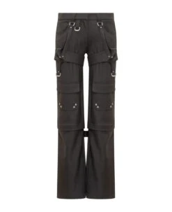 Off-White Blend Cargo Zip Pants