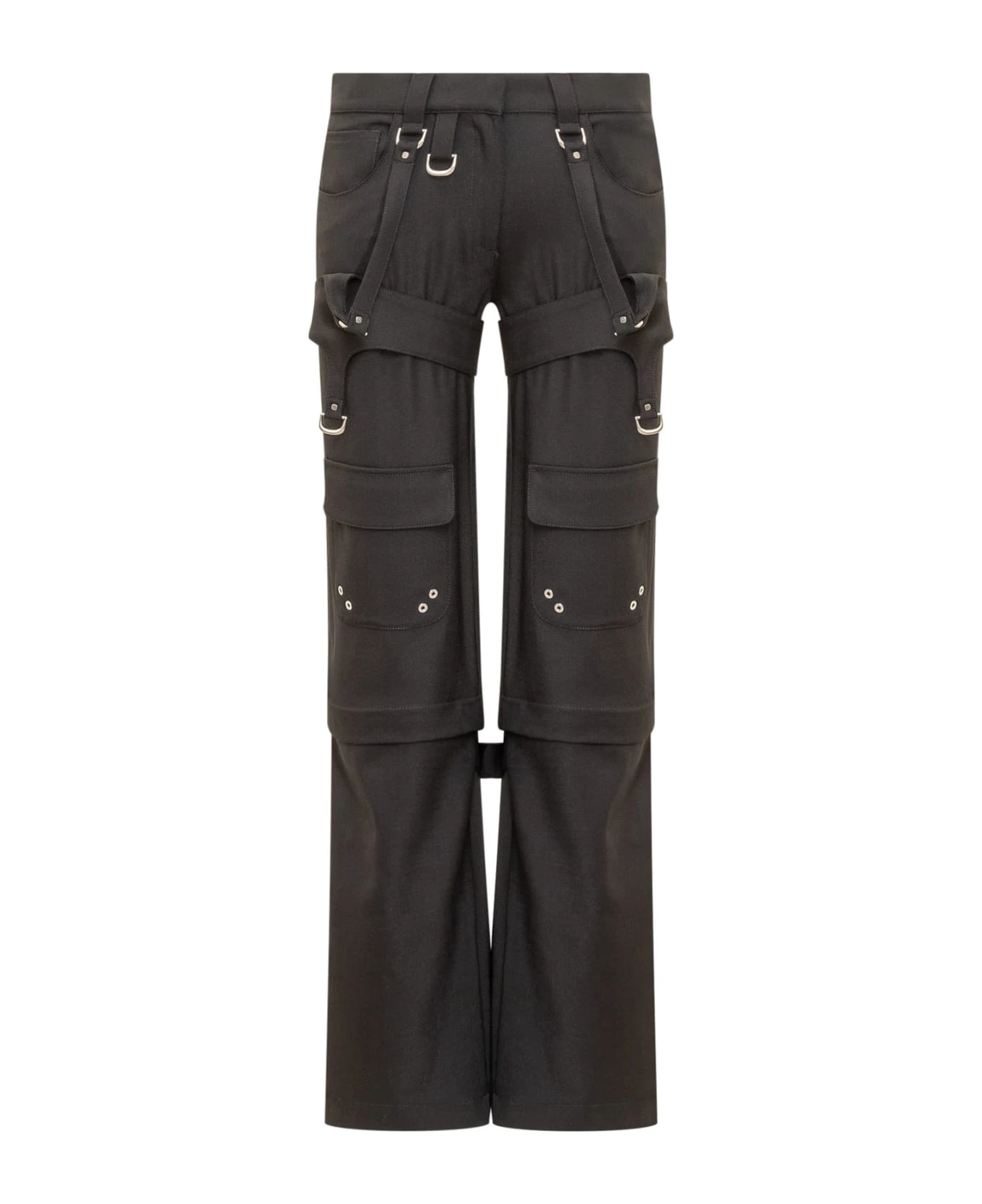 Off-White Blend Cargo Zip Pants 1 Off-White Blend Cargo Zip Pants