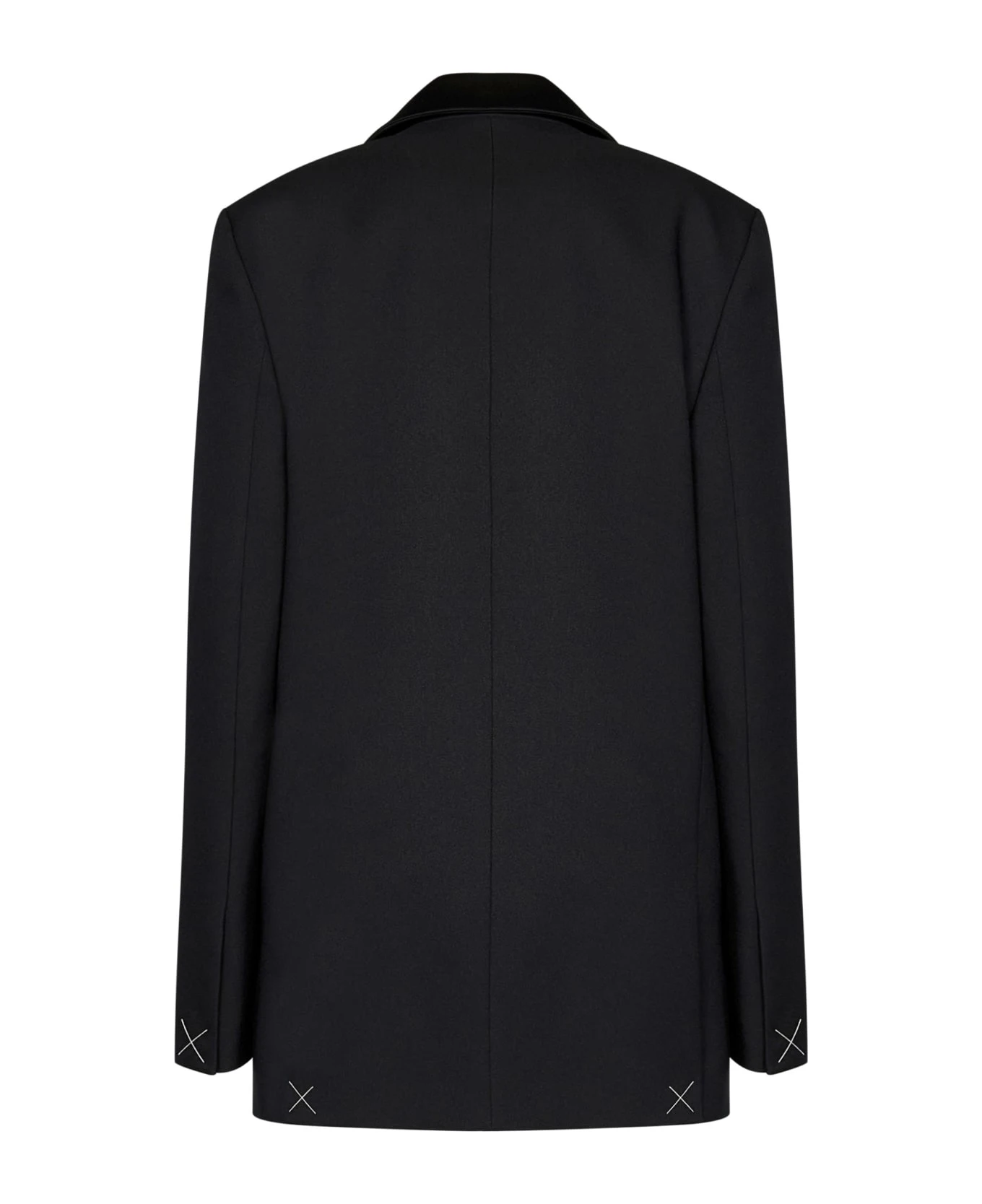 Off-White Tech Drill Tomboy Tuxedo Blazer 2 Off-White Tech Drill Tomboy Tuxedo Blazer - Image 2