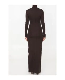 Dolce & Gabbana Long Ribbed Dress 7 Dolce & Gabbana Long Ribbed Dress -Italist Store d6d50b1737cabc23e97252e6eabe404b