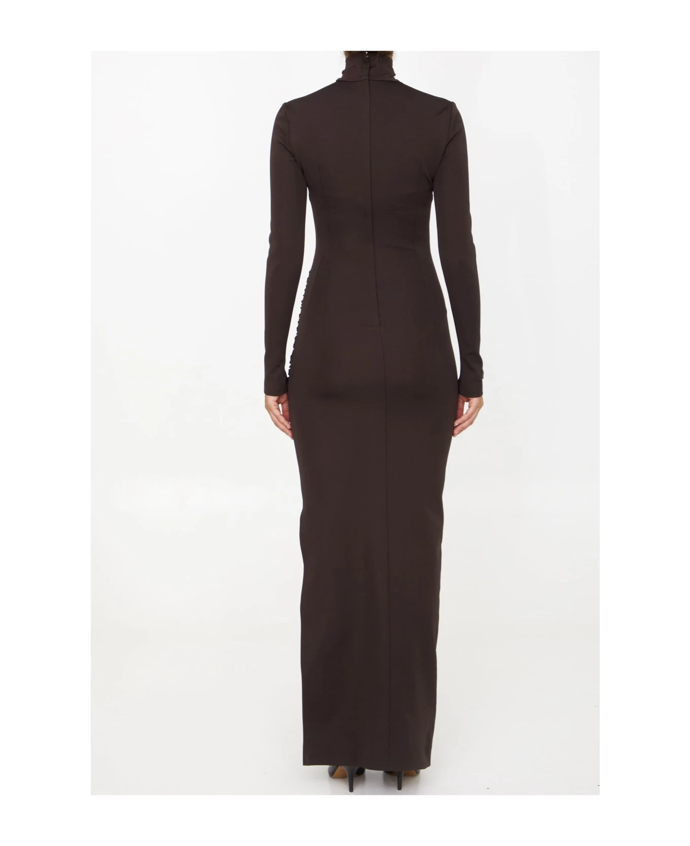 Dolce & Gabbana Long Ribbed Dress 4 Dolce & Gabbana Long Ribbed Dress - Image 4