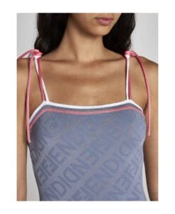 FENDI Mirror Motif Viscose Long Dress 7 FENDI Mirror Motif Viscose Long Dress -Italist Store d704941dae02eeab7b6e28620eedc6e4