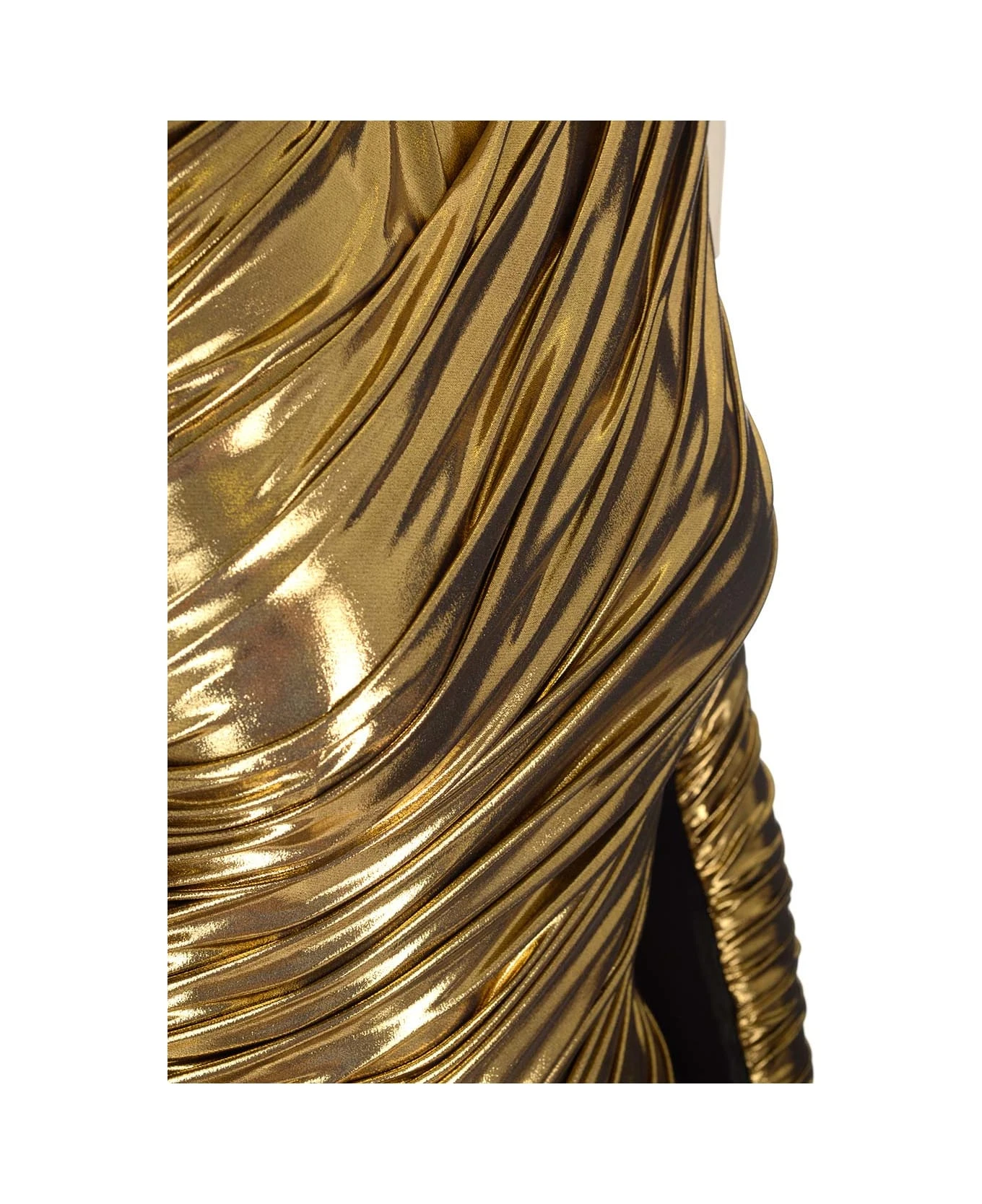 Dolce & Gabbana Laminated Organza Midi Dress 4 Dolce & Gabbana Laminated Organza Midi Dress - Image 4