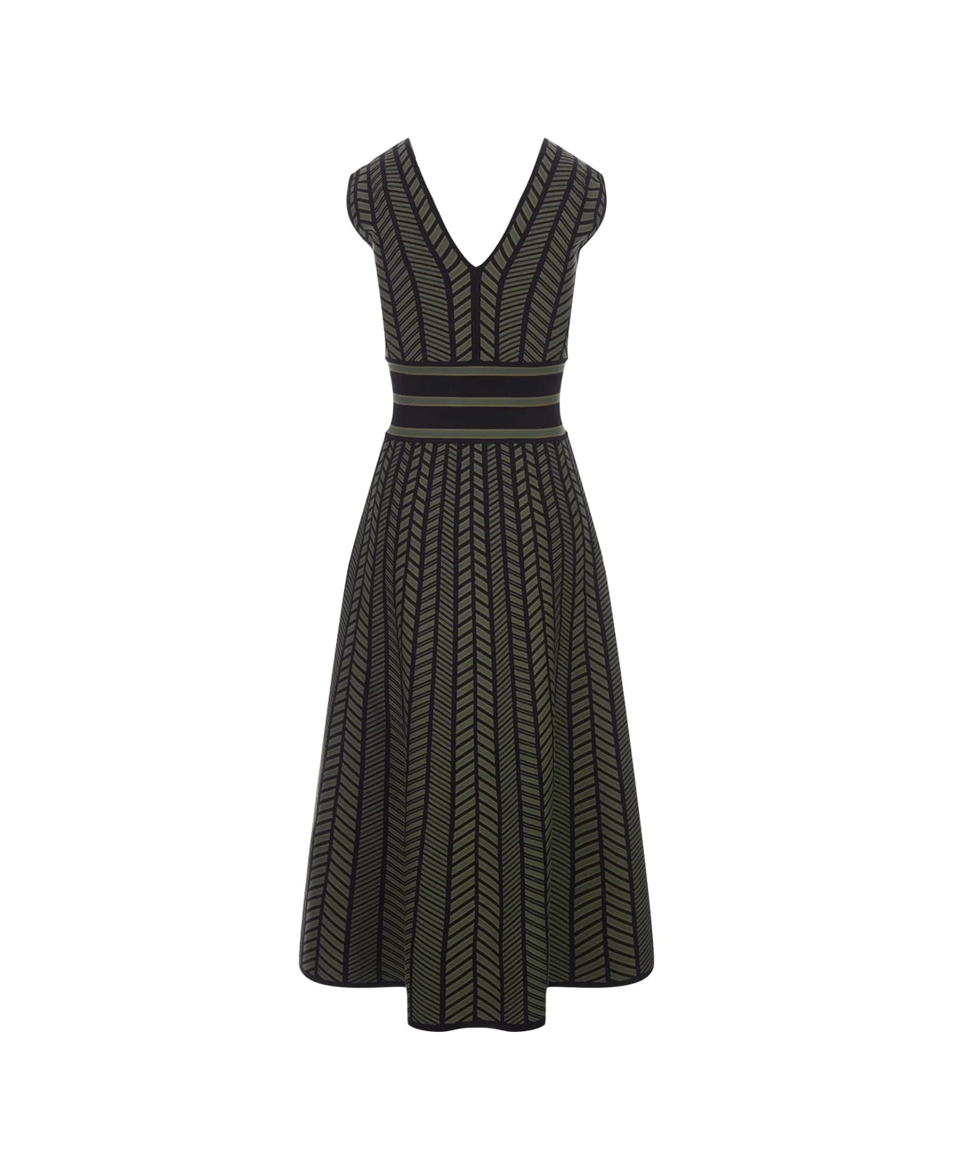 Max Mara Green Biavo Midi Dress 2 Max Mara Green Biavo Midi Dress - Image 2