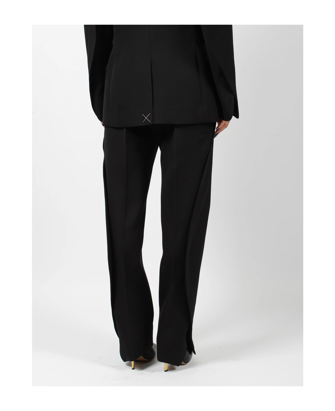 Bottega Veneta Curved Shape Wool Pant 4 Bottega Veneta Curved Shape Wool Pant - Image 4