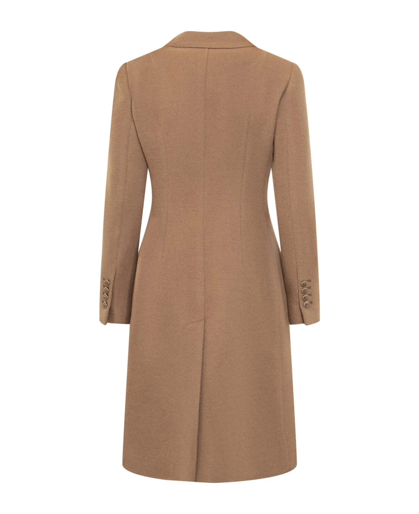 Dolce & Gabbana Camel Wool Coat 2 Dolce & Gabbana Camel Wool Coat - Image 2