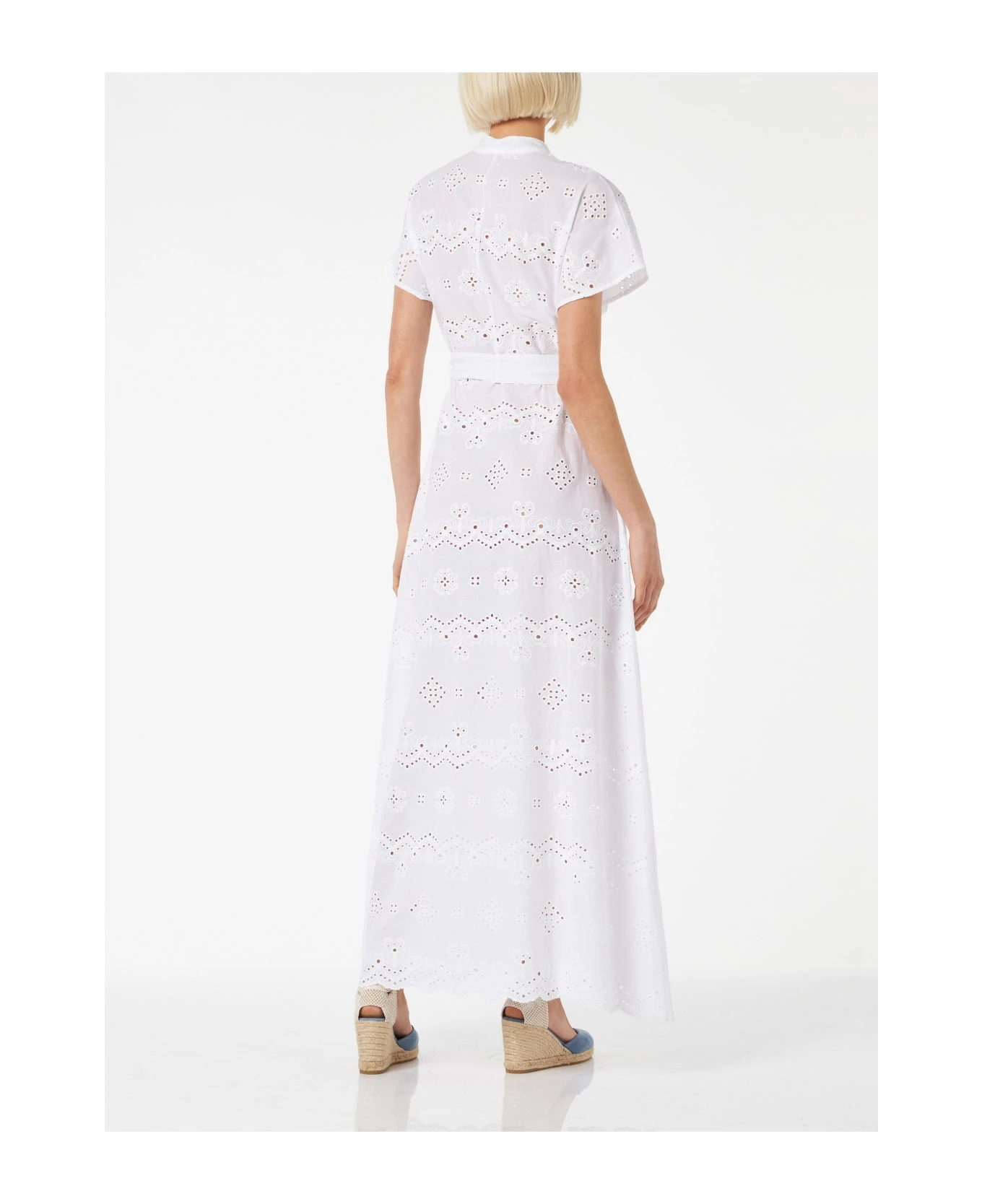 MC2 Saint Barth Woman White Sangallo Dress 2 MC2 Saint Barth Woman White Sangallo Dress - Image 2