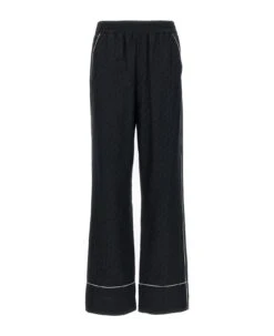 Off-White Off Jacquard Pajama' Pants
