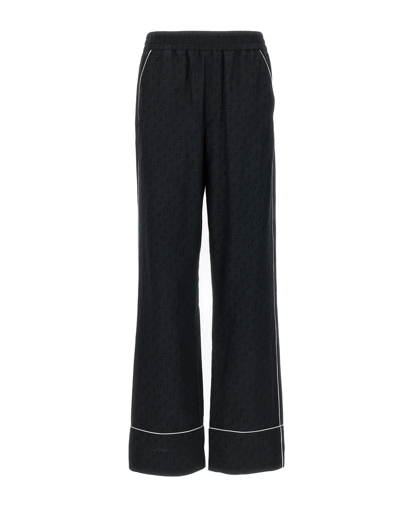 Off-White Off Jacquard Pajama' Pants 1 Off-White Off Jacquard Pajama' Pants
