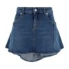 Alexander McQueen Denim Mini Skirt