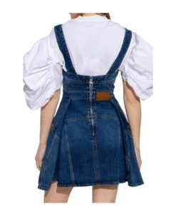 Alexander McQueen Denim Mini Dress -Italist Store dd9c090bd1b5500ca1eb6f5002ccd47b