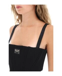 Dolce & Gabbana Cotton Corset Top -Italist Store dde8097402c522ae56b89a31b65081b2