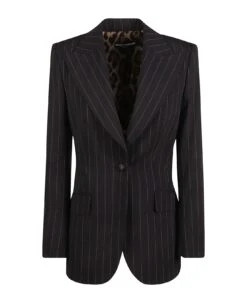 Dolce & Gabbana Single Buttoned Stripe Blazer