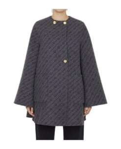 Gucci Diagonal G Tweed Coat