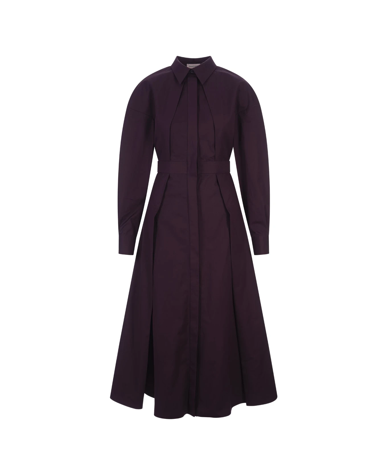 Alexander McQueen Purple Long Shirt Dress 1 Alexander McQueen Purple Long Shirt Dress