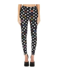 Versace Leggings With Butterflies